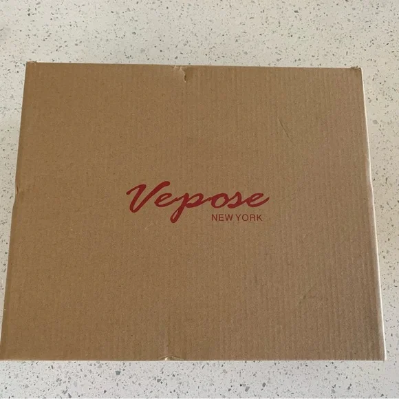 Vepose Chic Black Ankle Boots ~10 - Picture 6 of 8